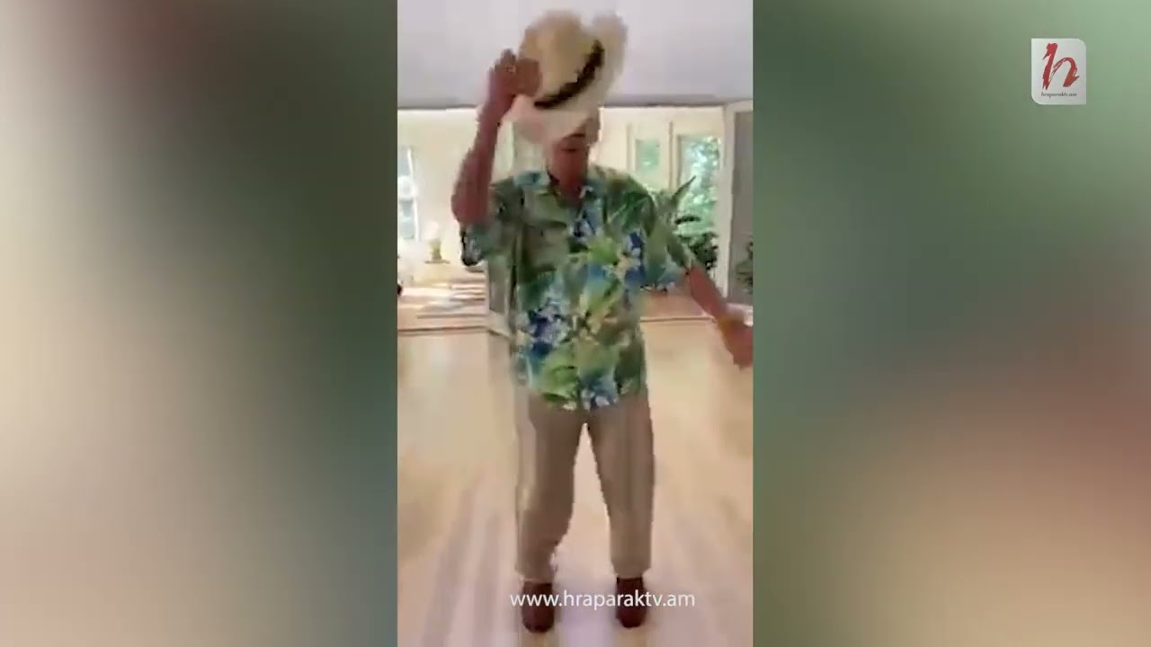 Հայտնի հոլիվուդյան աստղ Էնթոնի Հոփքինսի պարը