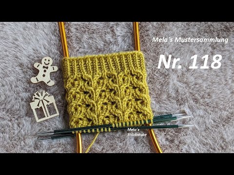 Sock pattern no. 118 - Knitting pattern in the round / knitting sock pattern