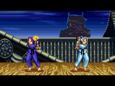 [4K / 60fps longplay] Street Fighter II Turbo / ストリートファイターII ターボ - SNES (tool-assisted)