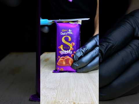 DairyMilk Silk Bubbly Milkshake ASMR #shorts