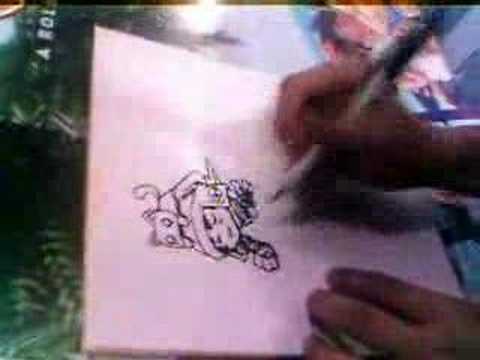 Vo drawing at Fanime 2006