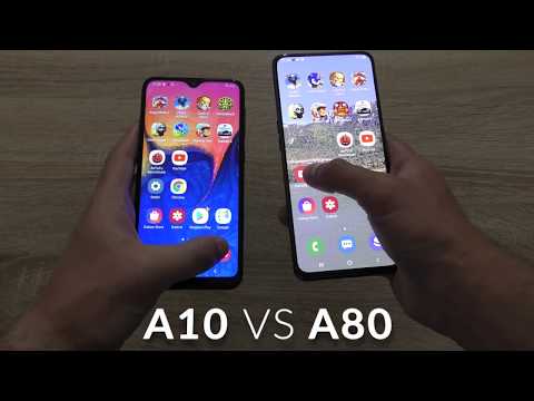 Samsung Galaxy A80 vs Samsung Galaxy A10: comparison - Speed test and Camera comparison
