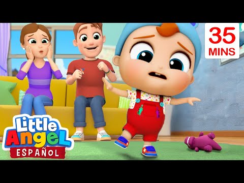 ¡Los Primeros Pasos de Bebé Juan! | Canciones Infantiles de Bebé Juan | Little Angel Español