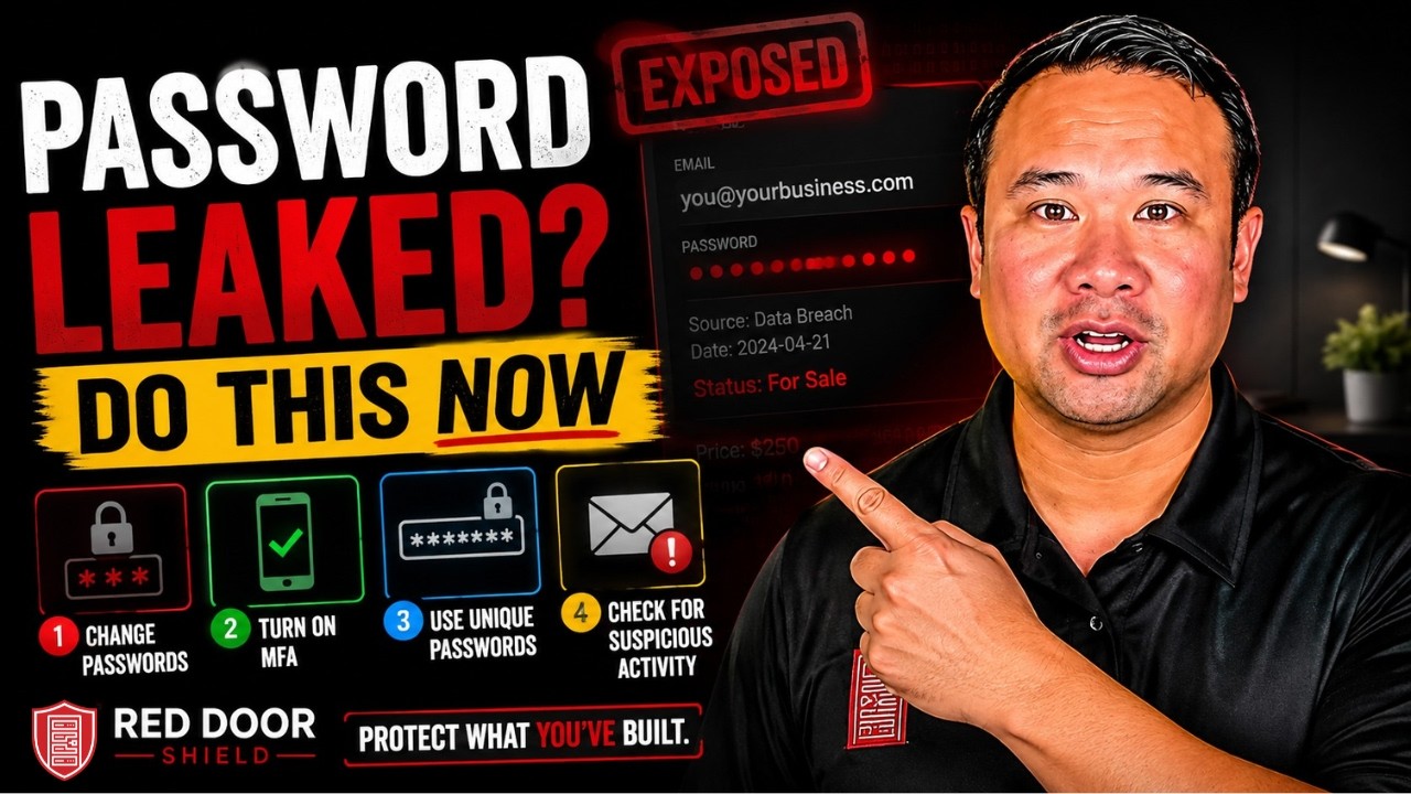 Your Business Password Was Leaked. Here's What to Do.