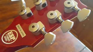 Video thumbnail for ESP ECLIPSE I CTM LES PAUL STYLE GUITAR QUILTED MAPLE TOP UP CLOSE VIDEO REVIEW by Essex Recording Studios