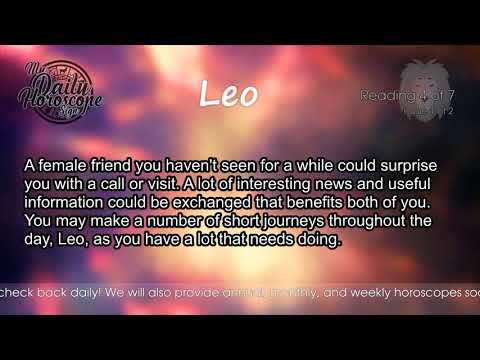 Leo's Daily Horoscope for Monday July 16th, 2018