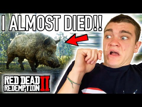 HUNTING THE LEGENDARY WILD BOAR! Red Dead Redemption 2 Pt.28 - Kendall Gray