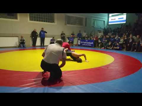 07.12.19 SV Fahrenbach vs. RWG - 71kg Freistil: Ion Soilita vs Philipp Reising