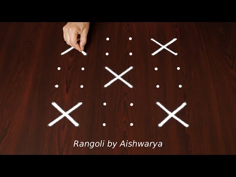 Easy Rangoli Designs You Can Make in 5 Minutes – Quick Daily Muggulu Tutorial