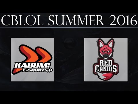 KaBuM vs REDC G1 | KaBuM! e-Sports vs RED Canids Game 1 (17.01.2016) | CBLOL Sumer 2016