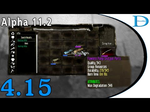 7 Days To Die Alpha 11.2 - s4e15 - Crafting Guns