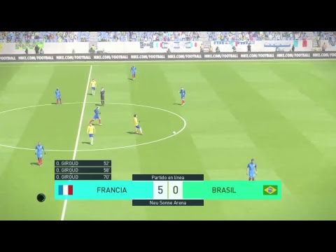 PRO EVOLUTION SOCCER 2018  FRANCE VS BRASIL