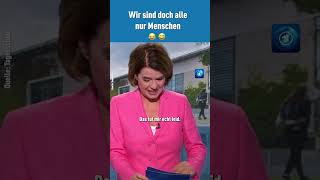 "Och man" 😂 Susanne Daubners Lachanfall bei der Tagessschau #shortsvir