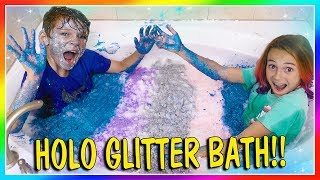 HOLO GLITTER CHALLENGE! | We Are The Davises