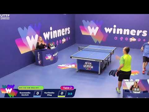 WINners CUP table 2  12.10 Kuzmenko Dmitrii - Kurilenko Oleg  19:00
