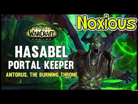 WoW Legion - Noxious vs. Portal Keeper Hasabel (25 Normal) - Shadow Priest Gameplay