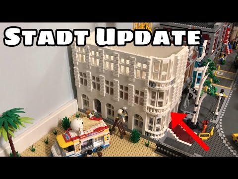 Bau einer Lego Stadt Teil 24 - Pazifik Hotel Etage 3 + Verbesserungen am Meer und Feuerwehrstation