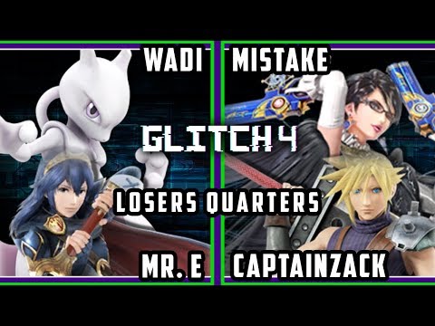 Glitch 4 - WaDi & Mr. E Vs. EMG | Mistake & P1 | CaptainZack - Wii U Doubles Losers Quarters