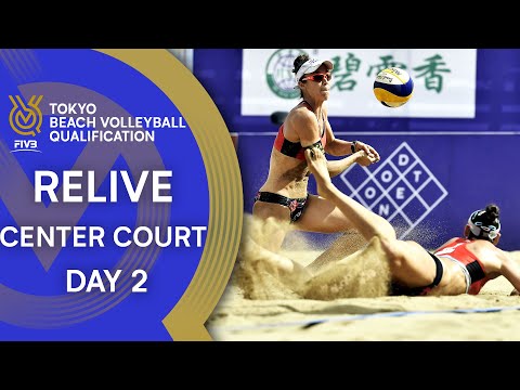 Day 2 - Center Court | Full Day | FIVB Tokyo Beach Volleyball Qualification 2019