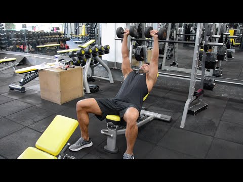 Supino inclinado com halteres - 4personal