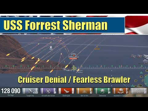 Cruiser Denial! F. Sherman | Fearless Brawler | World of Warships
