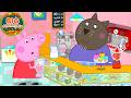 Peppa Pig Explores Mr Cat S YUMMY Café Food Adventure Full Episodes 1 Hour