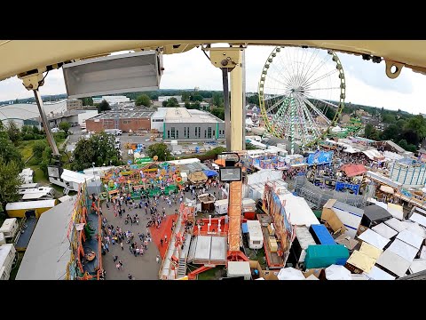 10 Minuten XXL Fahrt im Gladiator - Kriek (ONRIDE) Video Cranger Kirmes Herne 2023