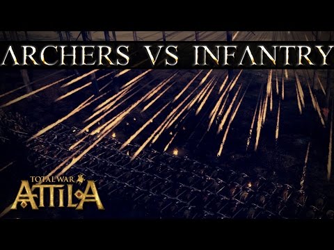 Total War Attila Mechanics - Arrows, Ammo and Abilities vs Infantry