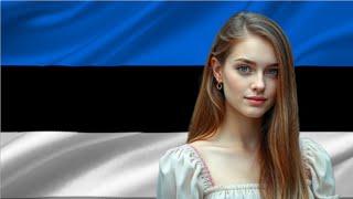 National Anthem of Estonia | AI Estonian Girls Lookbook | Civil &amp; Military Dress