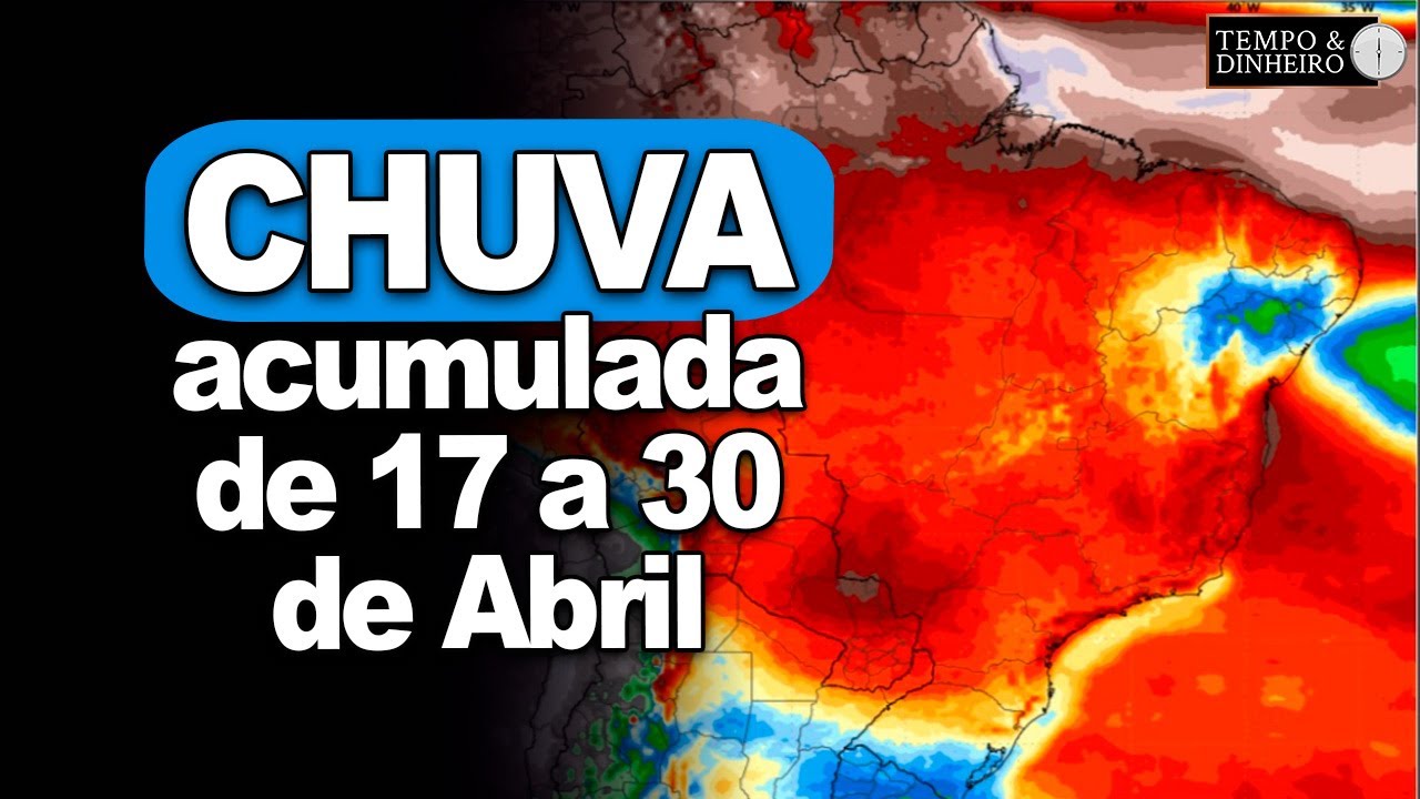 Chuvas na região Centro-Norte e litoral do Sudeste, com queda nas temperaturas e frio no Sul