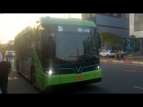 Full hành trinh lượt đi xe buýt điện D4 (Vinhomes Grand Park - Bến xe buýt Sài Gòn)