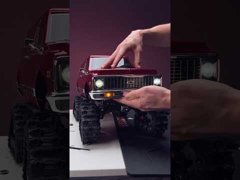 Light installation to TRX4 K5 Blazer with Traxx by Traxxas #rccar #traxxas #trx4 #remotecontrolcar