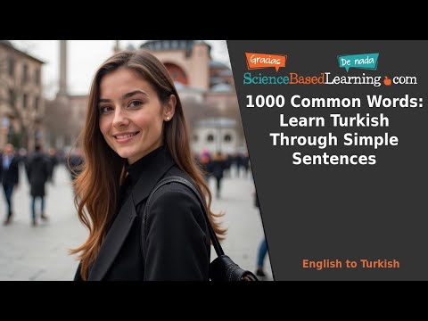 1000 Common Words: Learn Turkish Through Simple Sentences