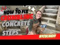 How to Fix Crumbling Concrete/Cement Steps