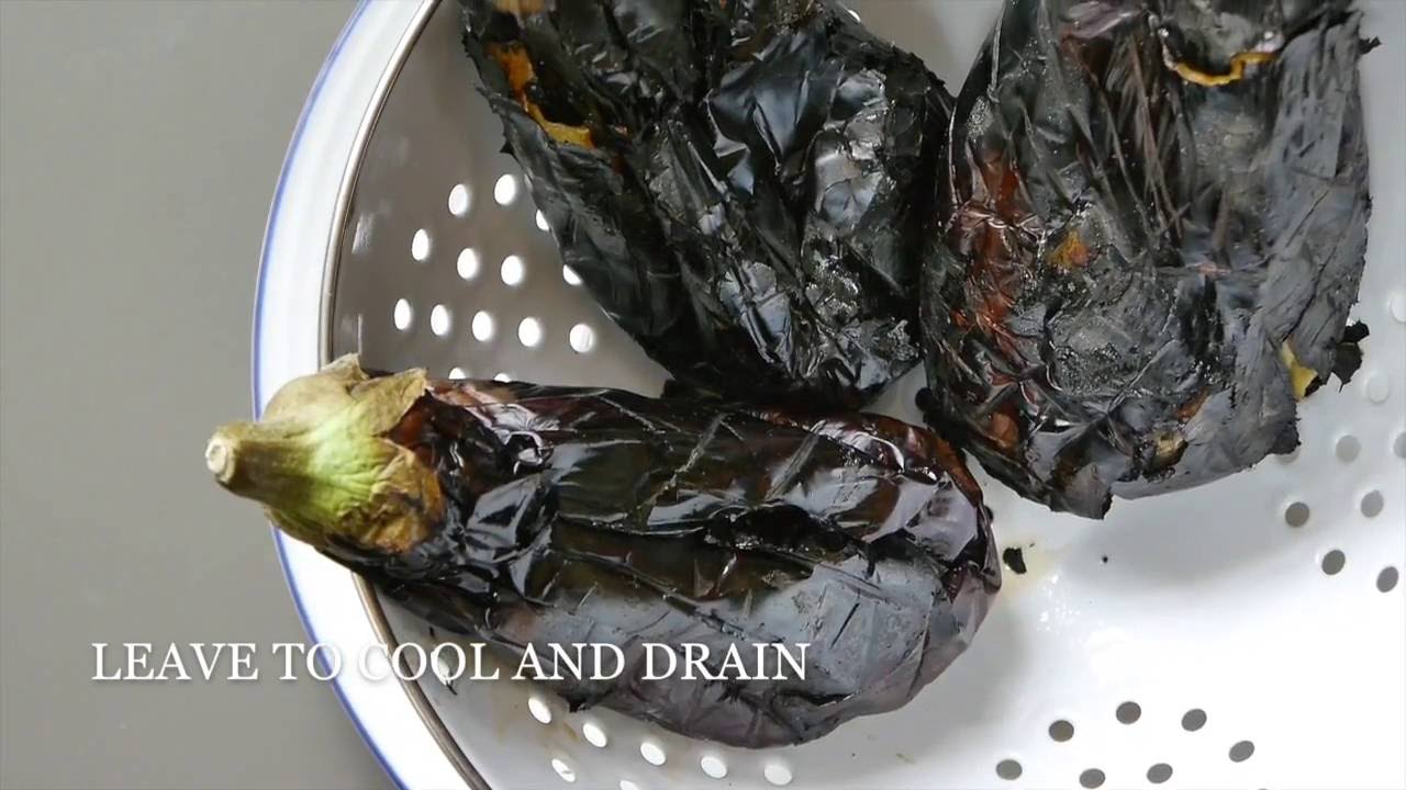 Smoked aubergine purée video thumbnail