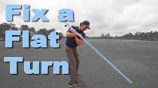 Fix Your Flat Shoulder Turn with This Simple Drill