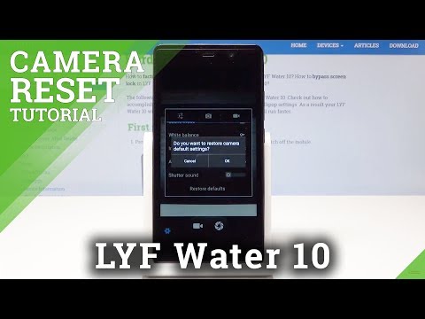 How to Fix Camera Settings in Lyf Watter 10 - Reset Camera