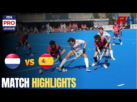 Netherlands vs Spain Hockey Match Highlights | FIH Pro League 2025–26 Match 1
