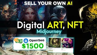 Make 1500$ by selling your own AI-generated NFT and Digital Art in Ope