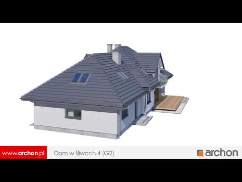 Dom w śliwach 4 (G2) - Reprezentacyjny dom o przestronnym wnętrzu I ARCHON+ Projekty Domów