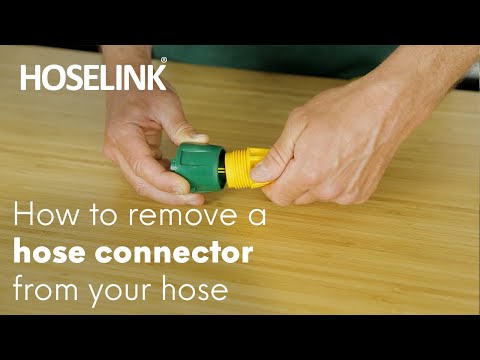How to remove a Hoselink Hose End Connector from your Hose