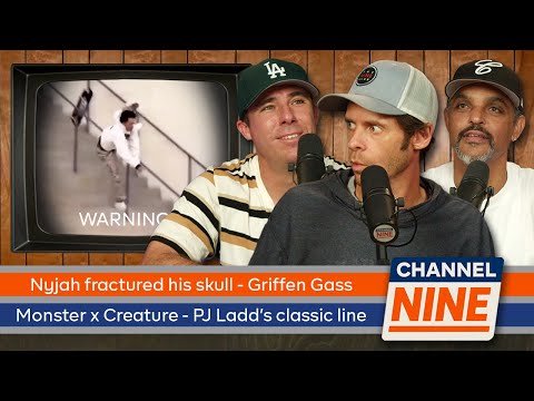 Nyjah fractured his skull, PJ Ladd’s classic line, Monster x Creature