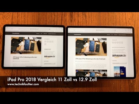 iPad Pro comparison 11 inch vs 12.9 inch