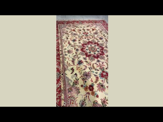 سجاد ايراني كشمر - صناعة و نسيج يدوي | مقاس: 1.9x3...