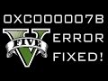 GTA V error 0xc000007b FIXED