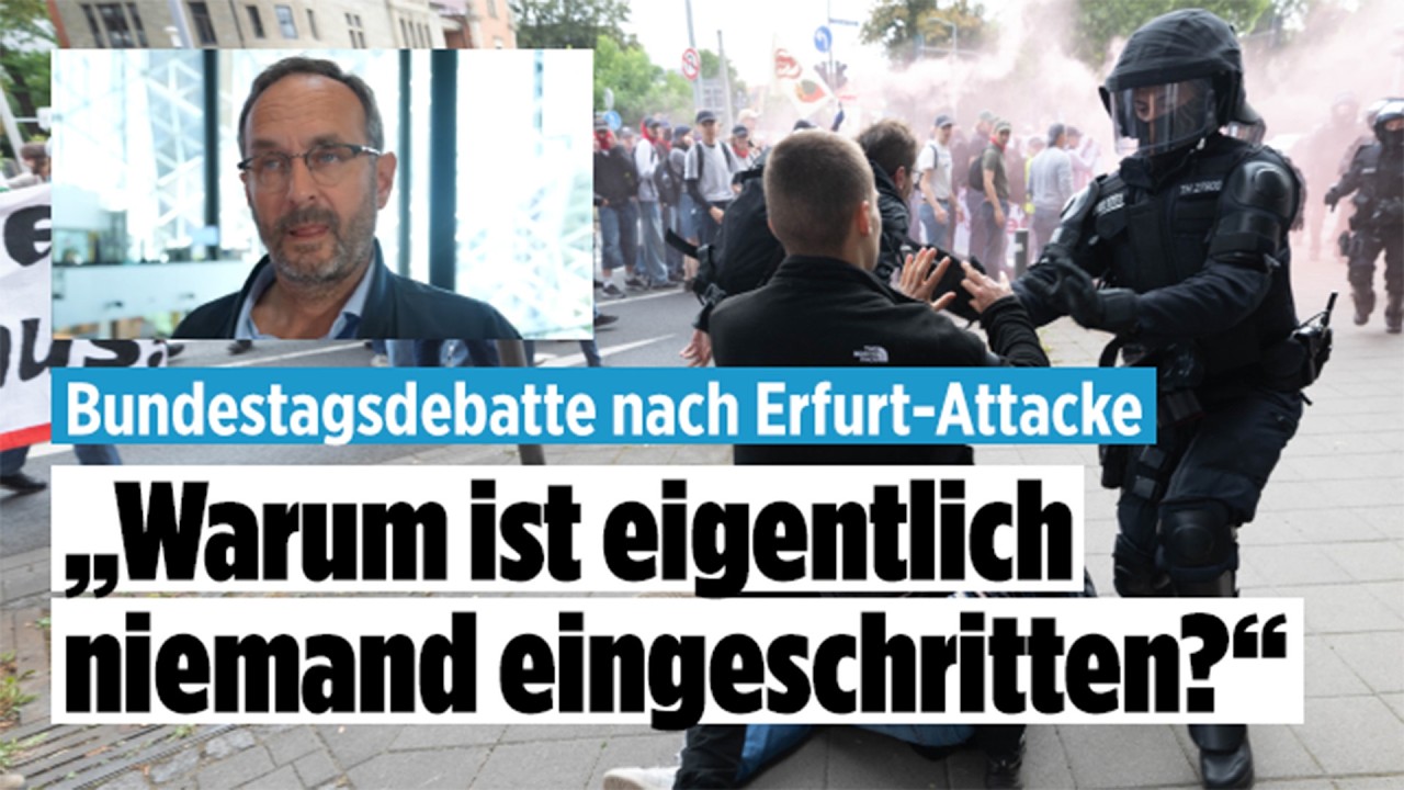 Attacke in Erfurt: Journalisten am Boden! Die unbequeme Frage nach der Zivilcourage
