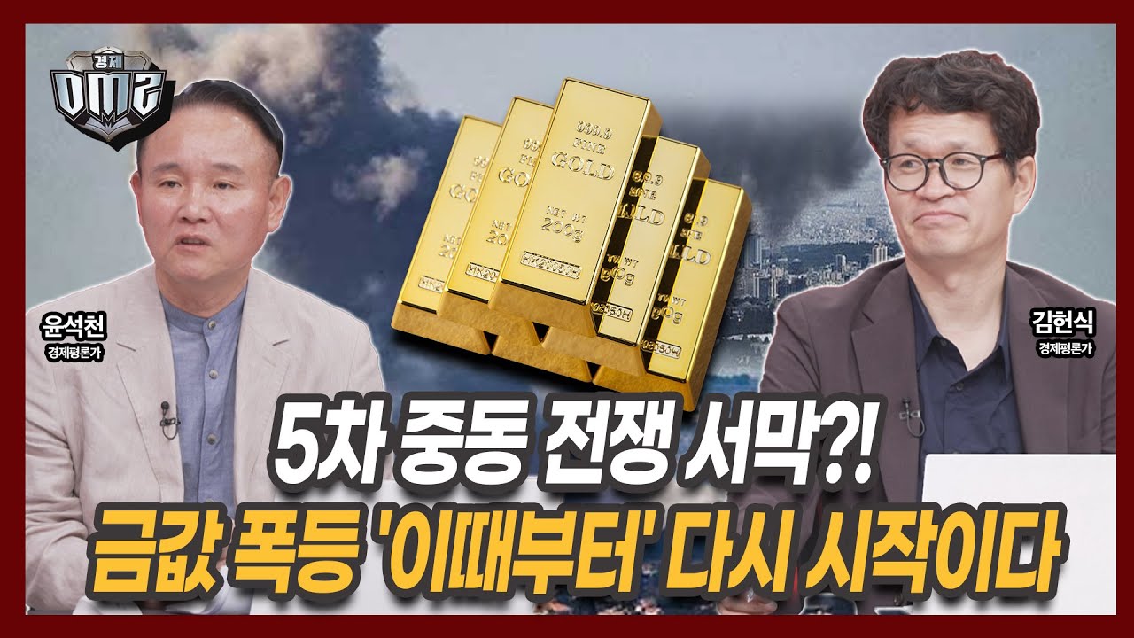 중동발 지정학 리스크에 비트코인은 흔들, 금값은 최고! [윤석천 경제평론가][김헌식 경제평론가]