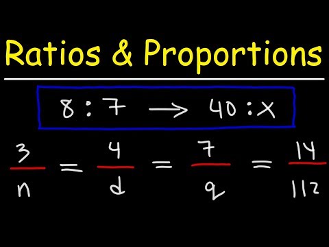 Ratio and Proportion Word Problems - Math Video