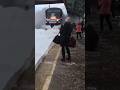 AMTRAK Train Snow Slams Passenger Train Snows Snowtrain Railway Traintravel Shorts Snowfails