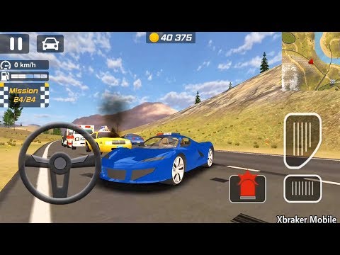 Police Drift Car Driving Simulator: Blue Sport Police Car Driving - Android GamePlay
